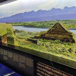 This is what the longhouse & outbuildings may have looked like - the first Reykjavik settlement.