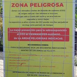 Puerto Naos ist aufgrund von austretendem CO2 noch gesperrt