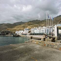 Chora Sfakion ohne Touris - tot