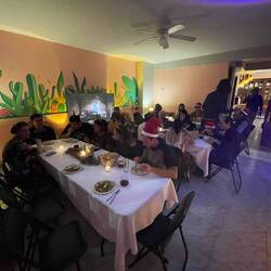Christmas dinner in the Hostal Central