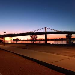 Sonnenaufgang am Ebro