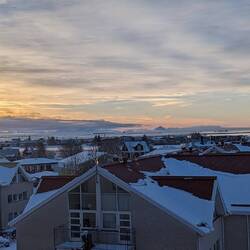 Approximately 1:15 PM from McKelvie's balcony.