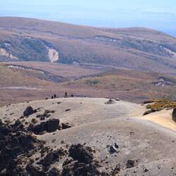 Der Weg zum Upper Tama Lake