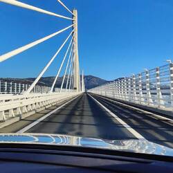 A quite significant bridge outside Dubrovnik