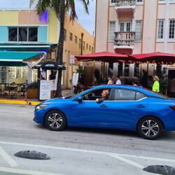 Fahrt auf dem Ocean Drive