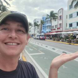 Die schönen Art Deco Häuser vom Ocean Drive