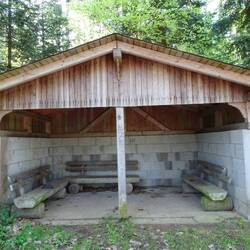 Schützhütte auf dem Weg auf den Kandel