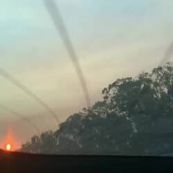 Roadtrip while sunset