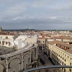 Über den Dächern von Nimes (man war mir schlecht)