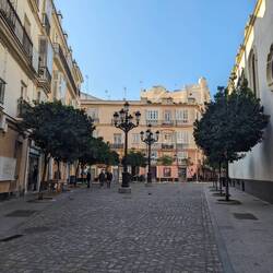 Cadiz is all palm trees, orange trees and beautiful architecture. The 1st city to repel Napoleon.