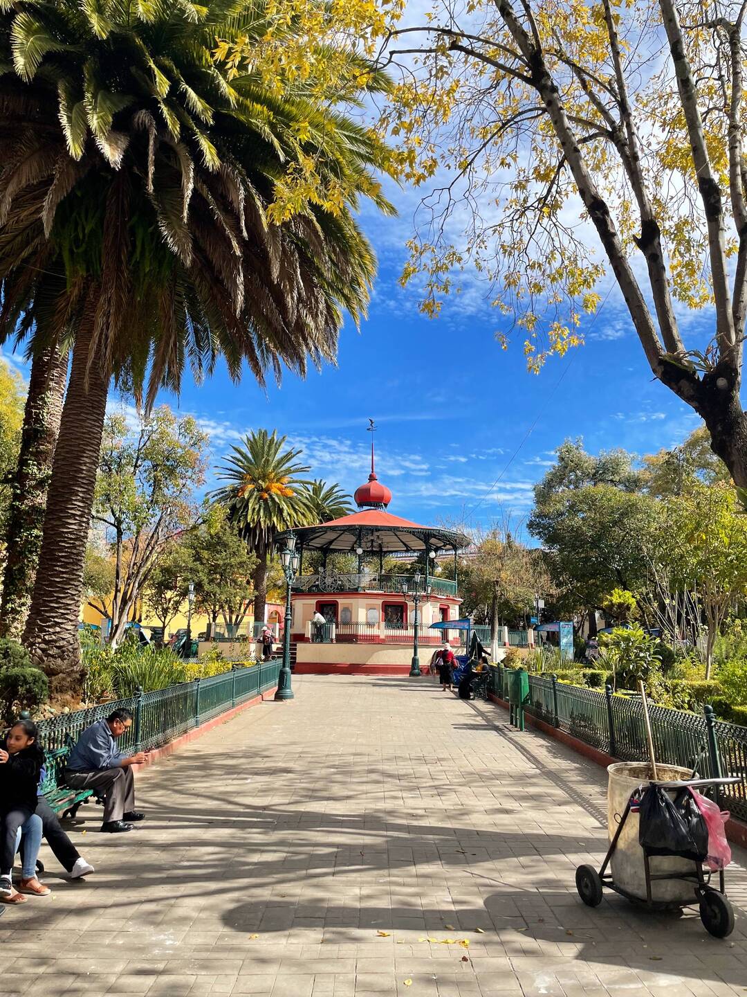 The main square in San Christobal
