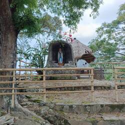 The traditional living locals were missionized, too.