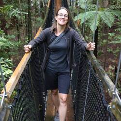 Linda in Therapie wegen ihrer Höhenangst 😁.