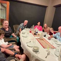 And their families for a lovely BBQ dinner