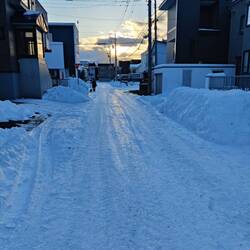 De straten in Sapporo