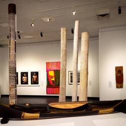 "40: Celebrating 40 Decades of Telstra's NATSIAA" exhibit ... MAGNT — Darwin, NT.