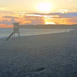 Sonnenuntergang in Koutsounari