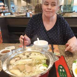 Sukiyaki im MK-Restaurant