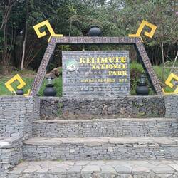 Kelimutu volcano is a holy place for locals and...