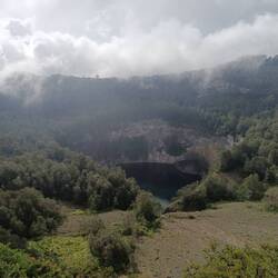 This one was dark-brown to reddish coloured...