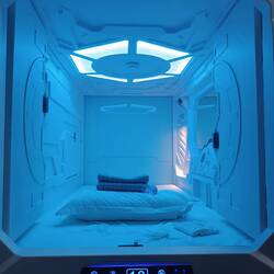 Stayed at a fancy capsule hotel in Ende 😎