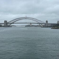 Further down the harbour
