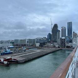 Downtown Auckland from the pool deck