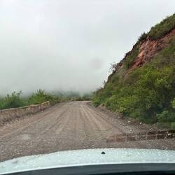 ich fahre in eine dichte Nebelwand