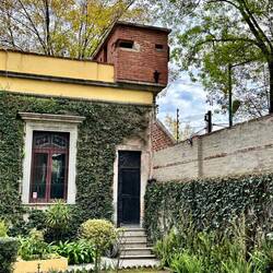 Where Trotsky lived in his later days in exile from Stalin's USSR - note the fortifications