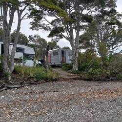 Unser Platz am Strand