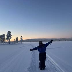 Schneespaziergang