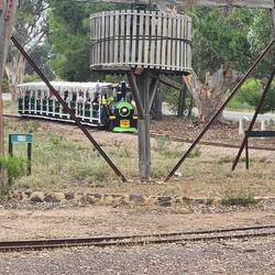 Moonta mines tourist railway train