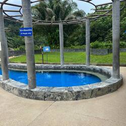 Hot spring we visited, very hot, nicer in Iceland when its cold outside