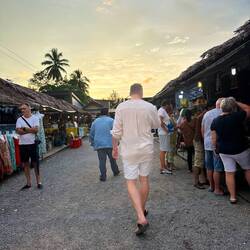Huge touristy night market
