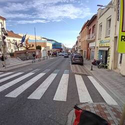 Die französische Stadt Perthus