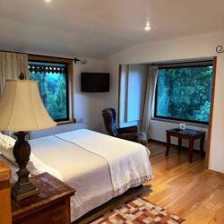 Felix und mein Zimmer im Hotel El Reloj