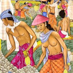 "The Harvest" ... by D.P. Bedil @ Museum Pasifika — Nusa Dua ... Bali, Indonesia.