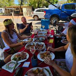 A great meal with great company