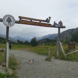 Eingang Wanderung Fitz Roy
