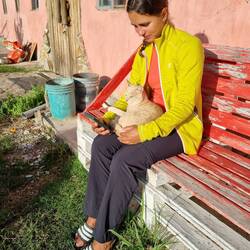 Tierische Begleitung ...