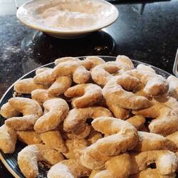 Ansonsten haben wir viele Plätzchen gebacken...