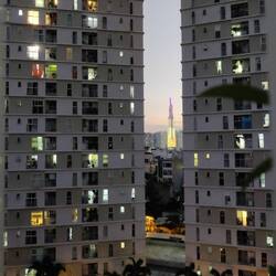 View of Landmark 81 from District 2