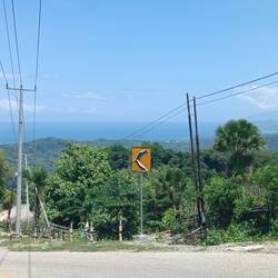Looking down from Indonesian Timor to Timor Leste's coast.