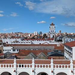 Blick von San Felipe Neri auf die Katherale