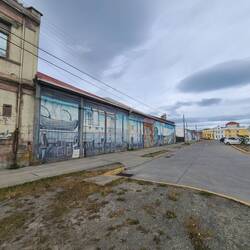 Loved this mural coming into town, but this angle doesn't capture it.