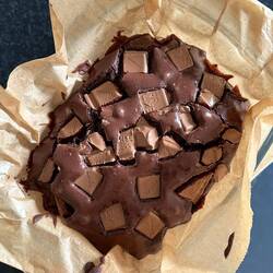 Home-made brownie
