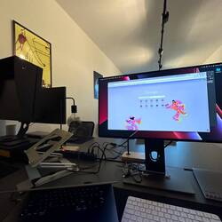 Work setup 🤓