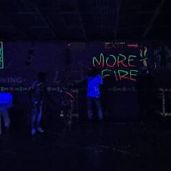 Im Club mit Reggae Musik