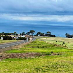 viel Land, aber auf dieser Seite sind keine Kängurus