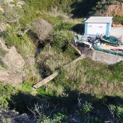 Start-und Zielpunkt am kleinen Fischerhafen